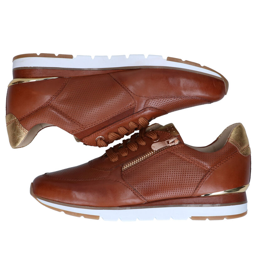Marco Tozzi Chaussures à lacets en Cognac en cuir (286347)