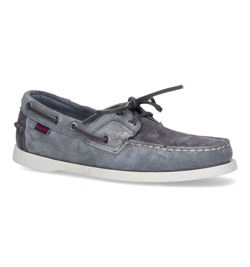 Sebago Dockside Chaussures bateau en Gris pour hommes (320915)