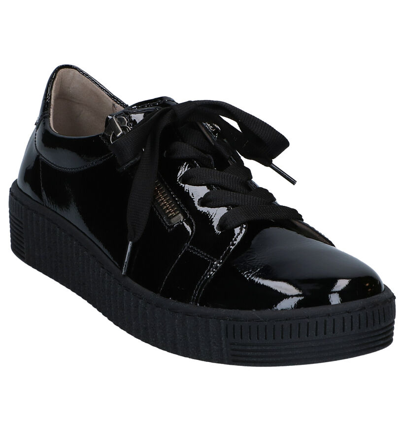 Gabor Best Fitting Chaussures à lacets en Noir en simili cuir (277804)