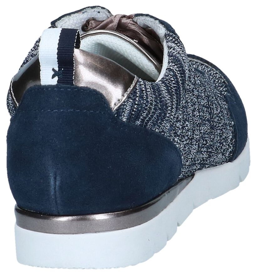 Jana Chaussures à lacets en Bleu foncé en daim (242548)