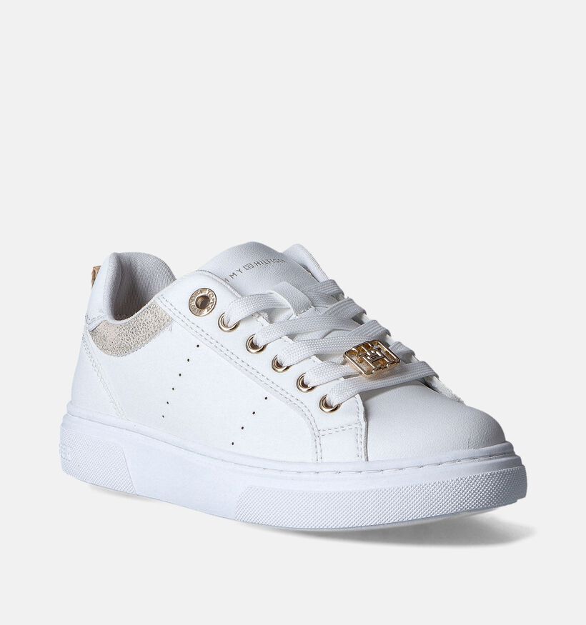 Tommy Hilfiger Baskets basses en Blanc pour filles (352557) - pour semelles orthopédiques