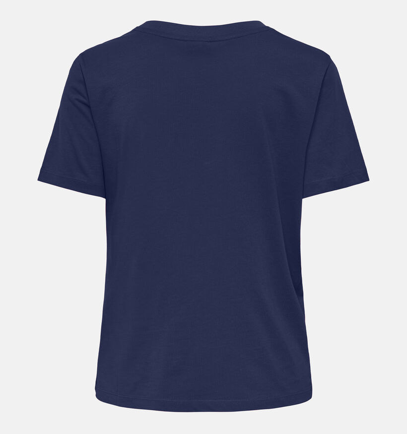 JDY Gaisa T-shirts en Bleu fonc&eacute; pour femmes (375099)