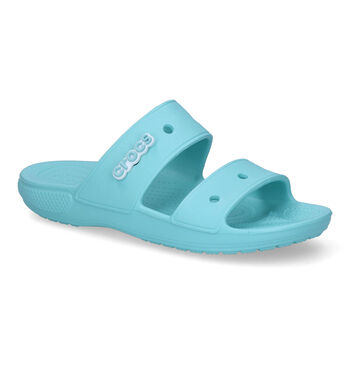 Badslippers blauw