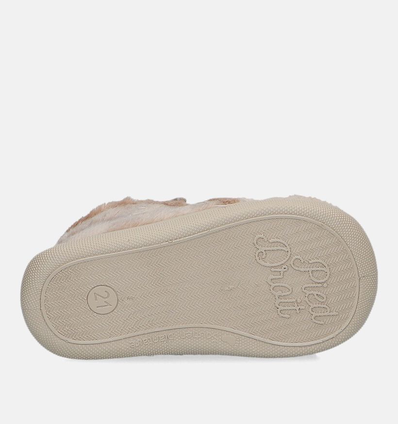 Milo & Mila Beige Pantoffels voor meisjes (332270)