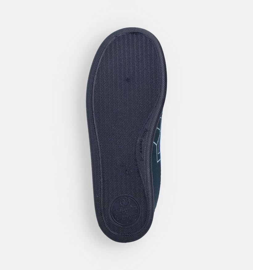 Milo & Mila Football Blauwe Pantoffels voor meisjes, jongens (374935) - geschikt voor steunzolen