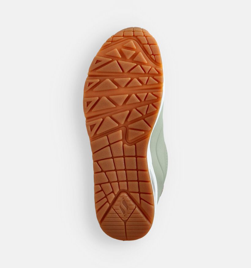 Skechers Uno Golden Baskets sportives en Vert pour femmes (375613) - pour semelles orthop&eacute;diques