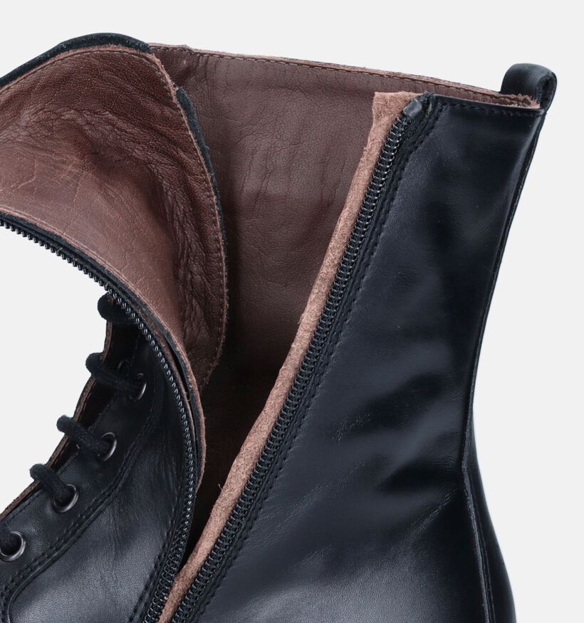 NeroGiardini Boots à lacets en Noir pour femmes (347542) - pour semelles orthopédiques