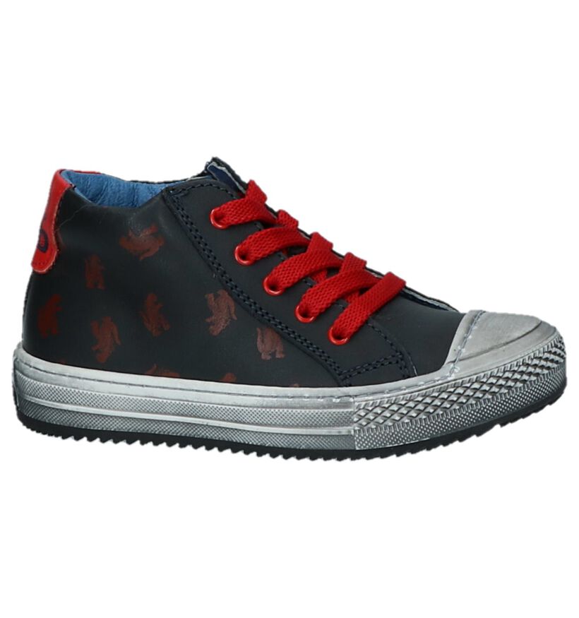STONES and BONES Vome Bottines en Bleu en cuir (295168)