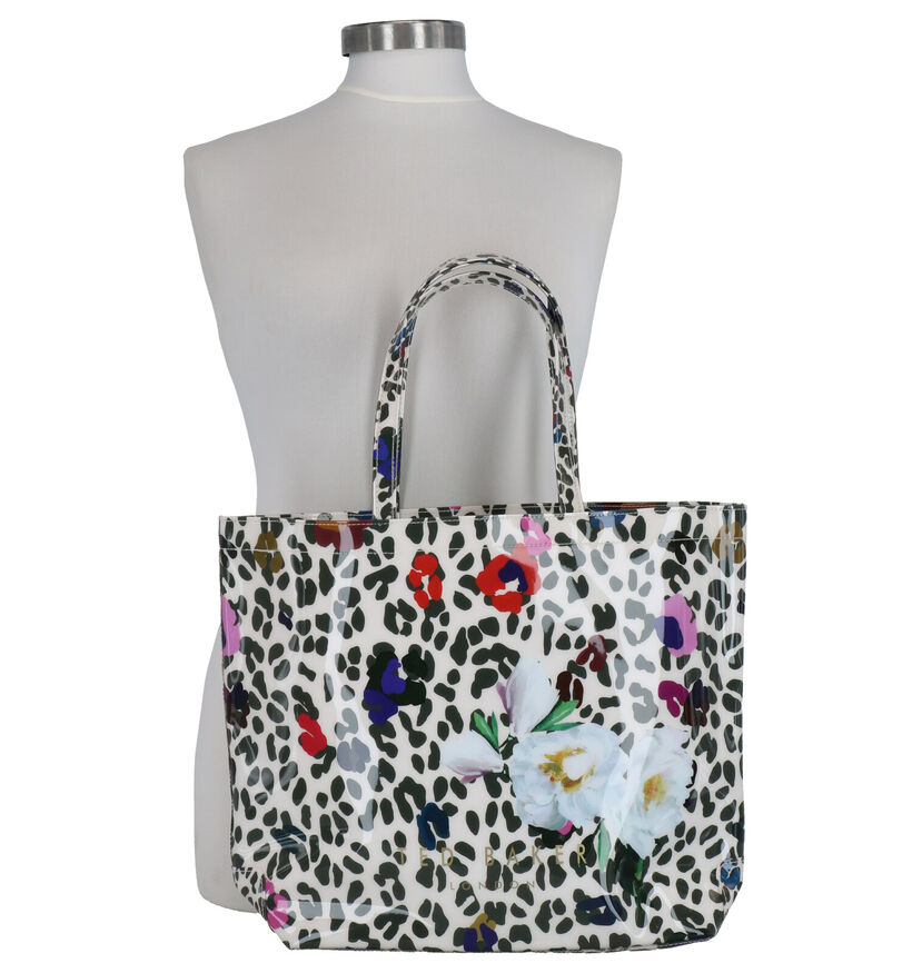 Ted Baker Polycon Wit/Zwarte Shopper Tas in kunststof (264711)