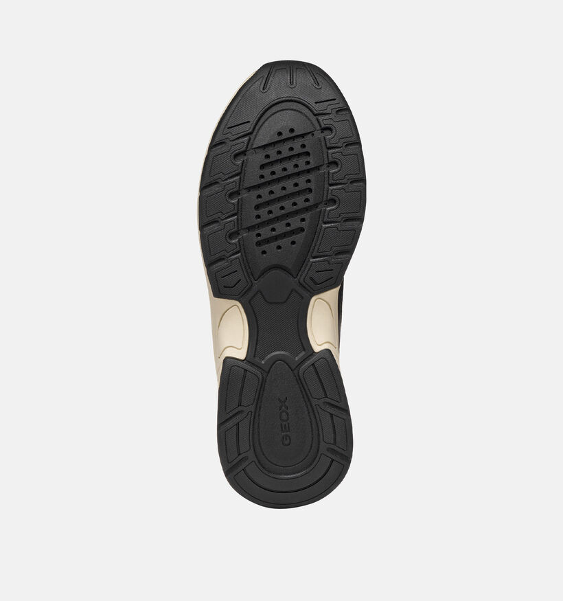 Geox Zarvia Zwarte Sneakers voor dames (360123) - geschikt voor steunzolen