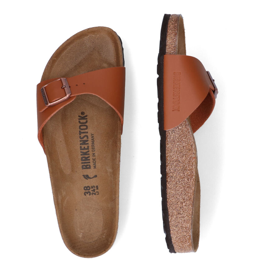Birkenstock Madrid Birko-Flor Witte Slippers voor dames (338044)