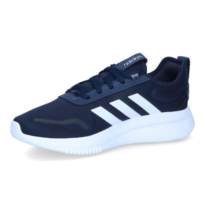 adidas Lite Racer Baskets en Bleu en textile (302034)