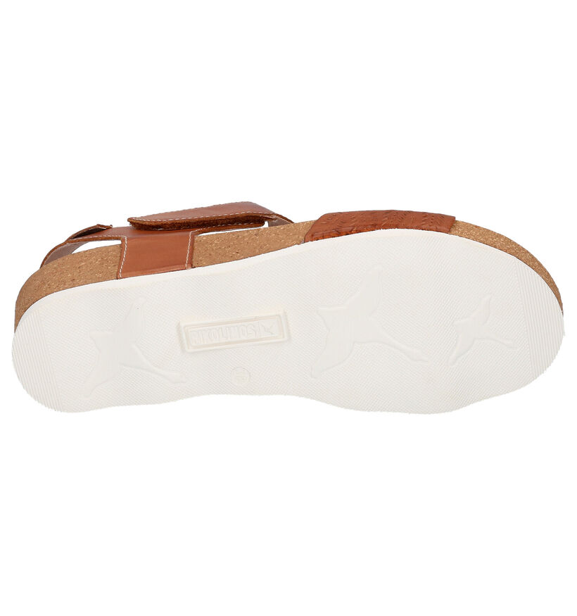 Pikolinos Mahon Cognac Sandalen in leer (289254)