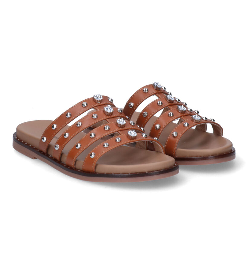 NeroGiardini Cognac Slippers voor dames (307530)