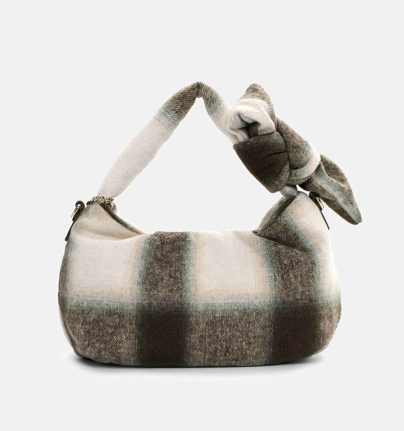 Emily & Noah Hanneke Plaid Sac porté croisé en Beige pour femmes (363455)