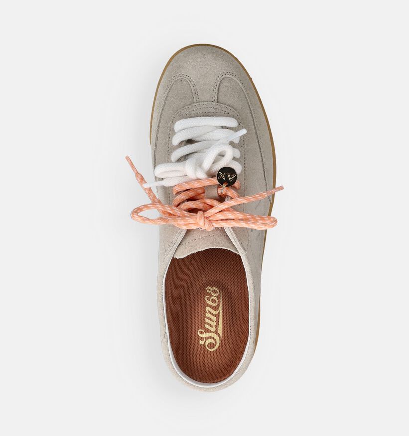 Sun68 California Beige Slippers voor dames (368726) - geschikt voor steunzolen