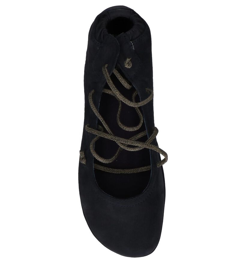 Camper Chaussures slip-on en Noir en cuir (243852)