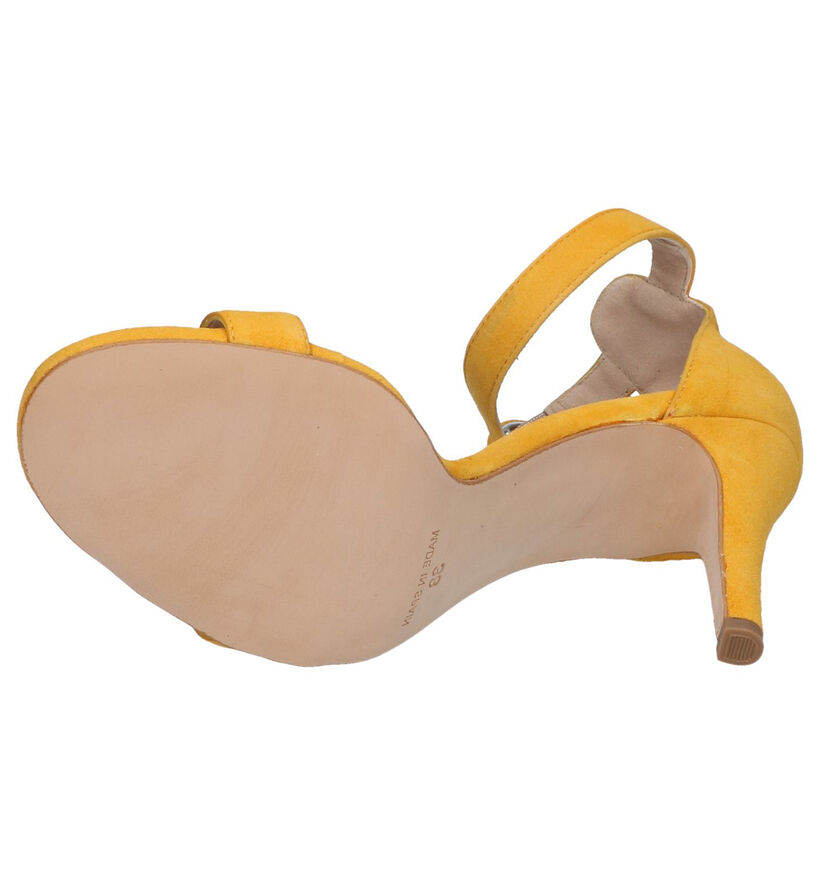 Zwarte Sandalen Via Limone by Torfs in daim (241978)