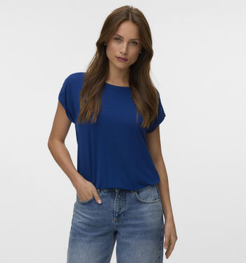 Vero Moda T-shirts Geel/Blauw