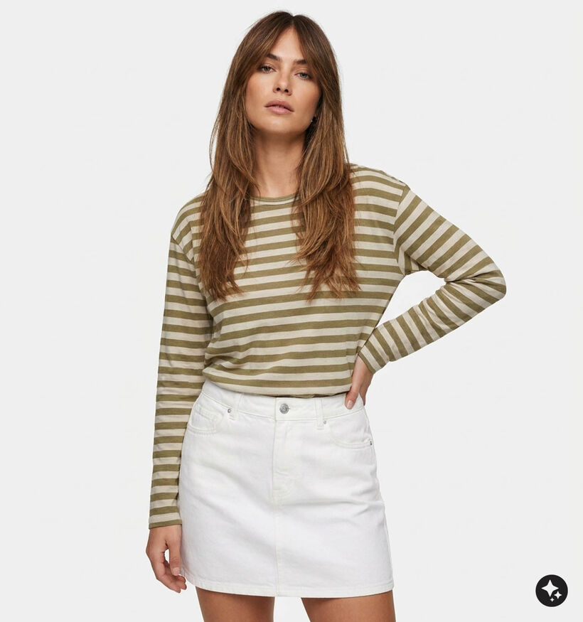 The Shirt Project Groene T-shirt met Lange Mouwen voor dames (381891)
