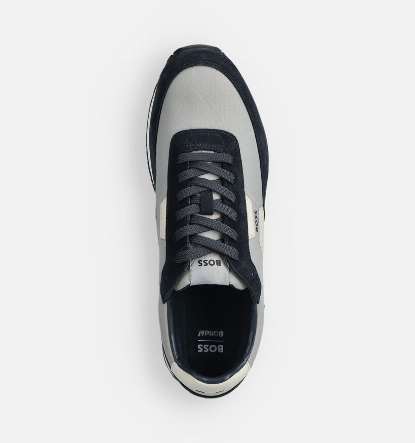 BOSS Witte Veterschoenen voor heren (359092) - geschikt voor steunzolen