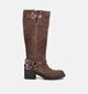 Guess Matley Bruine Laarzen met Lage Hak voor dames (375746)