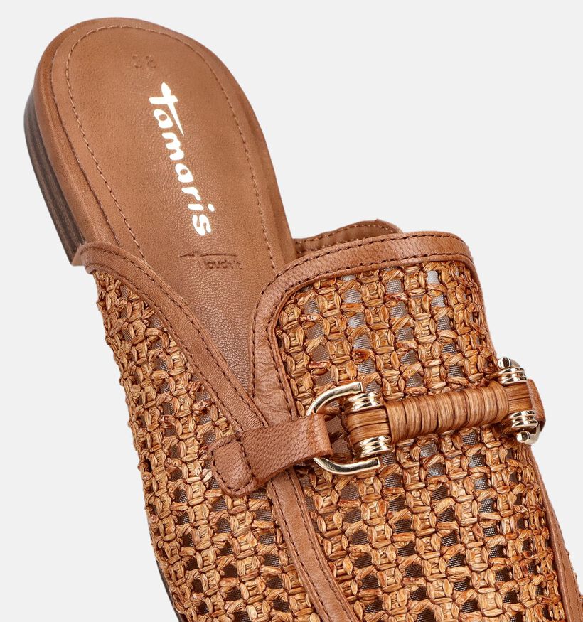 Tamaris Nu-pieds plates en Marron pour femmes (367606)