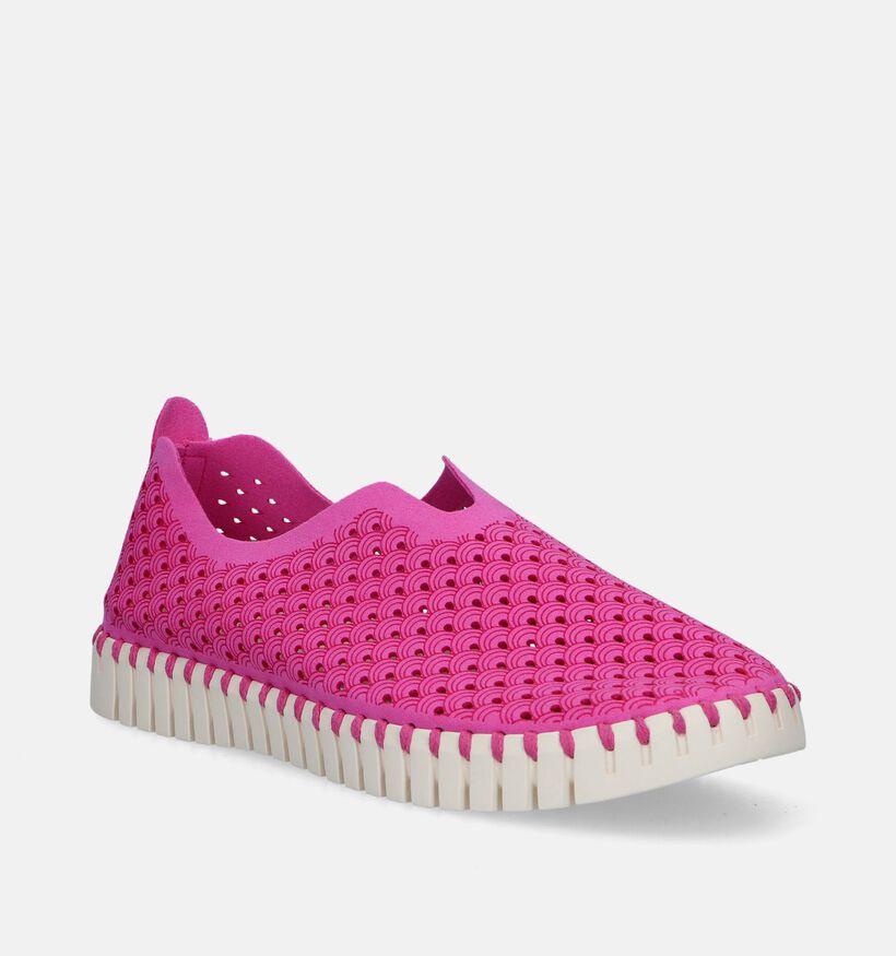 Ilse Jacobsen Tulip Chaussures à enfiler en Fuchsia pour femmes (340289) - pour semelles orthopédiques