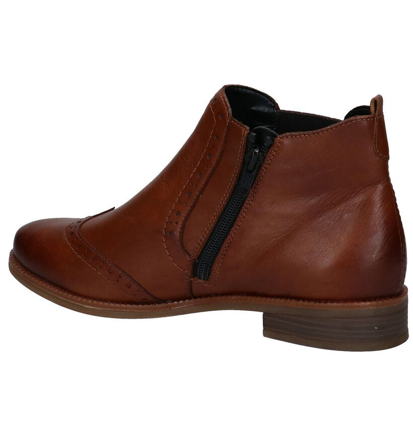 Remonte Chelsea Boots en Cognac en cuir (282745)