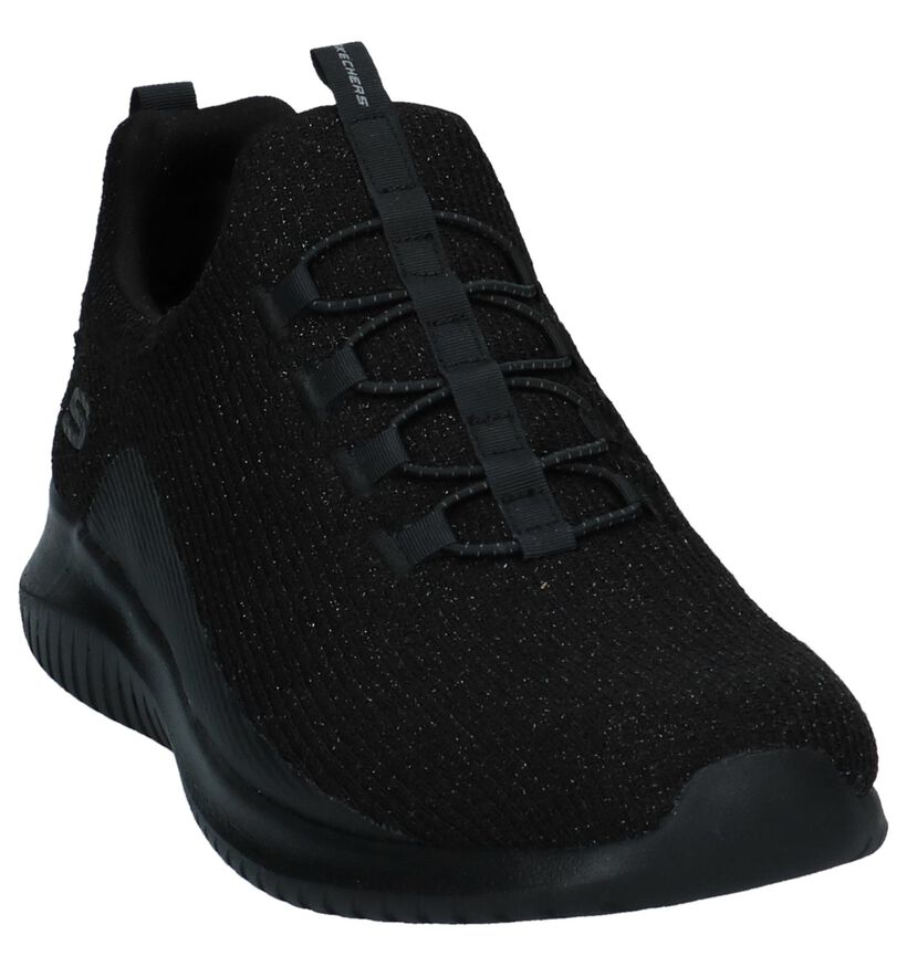 Zwarte Slip-on Sneakers Skechers Ultra Flex, Zwart, pdp
