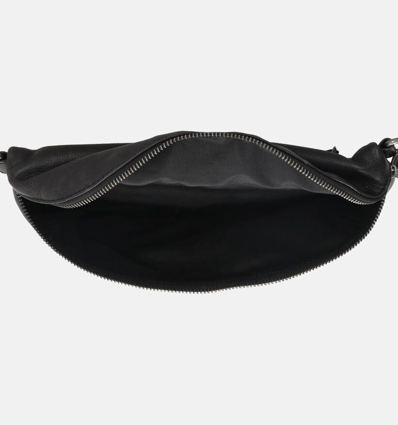 Hide & Stitches Zwarte Crossbody tas voor dames (358982)