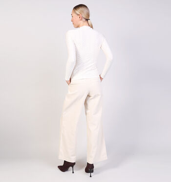 Vila T-shirts Zwart/Beige