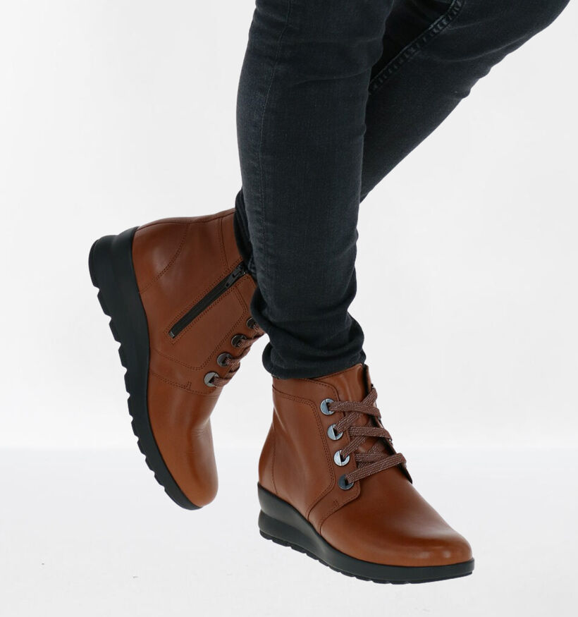 Mephisto Philipa Bottillons à talons en Noir en cuir (298104)