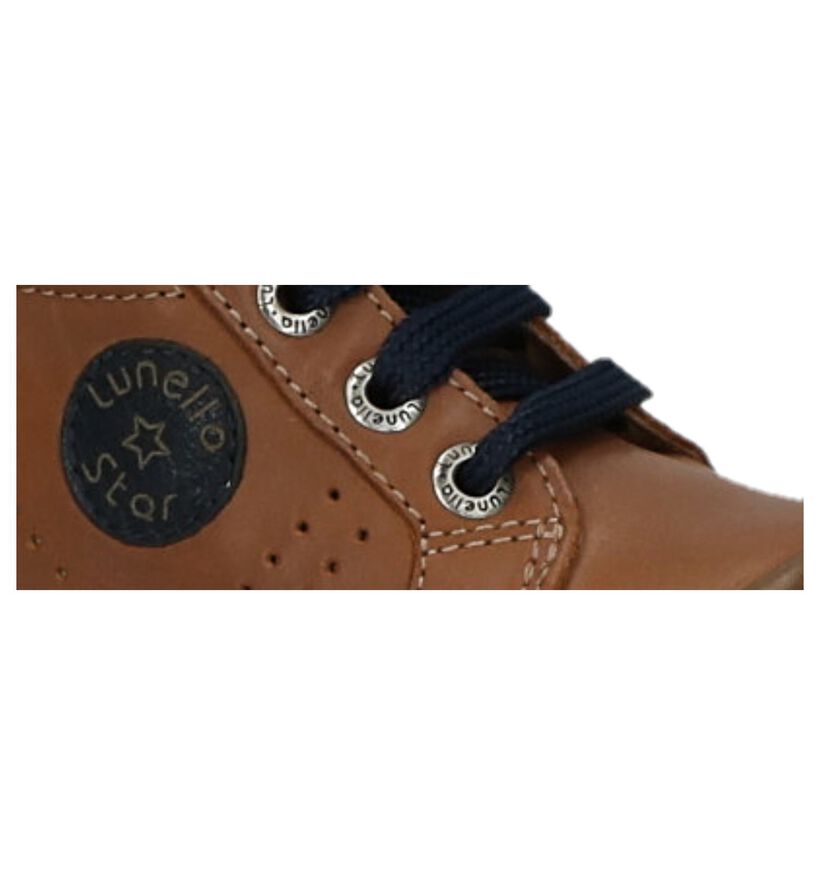 Lunella Chaussures hautes en Cognac en cuir (223022)