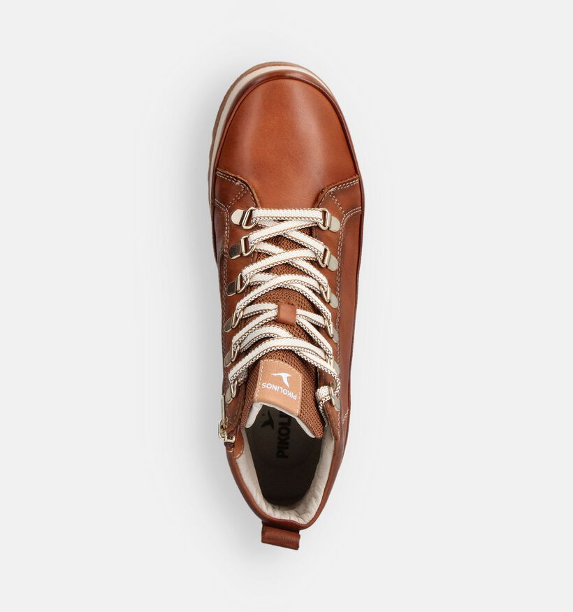 Pikolinos Vigo Boots à lacets en Cognac pour femmes (363881) - pour semelles orthopédiques