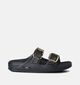 Skechers Arch Fit Cali Breeze 2.0 Gold Star Zwarte Slippers voor dames (354738)