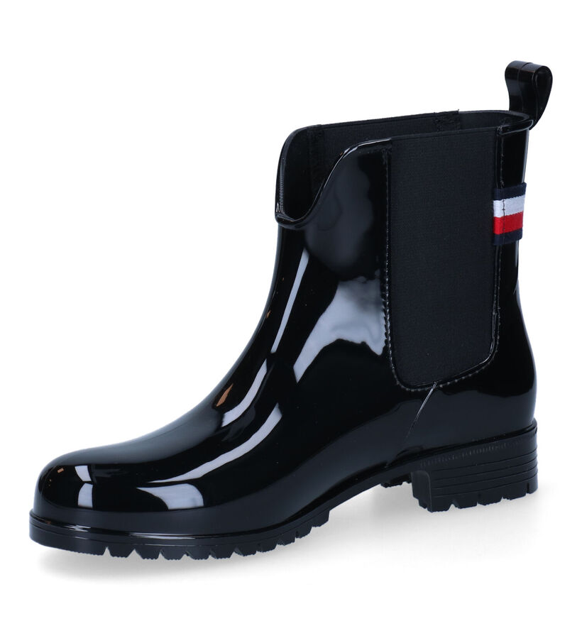 Tommy Hilfiger Hardware Bottes de pluie en Noir pour femmes (295182) - pour semelles orthopédiques