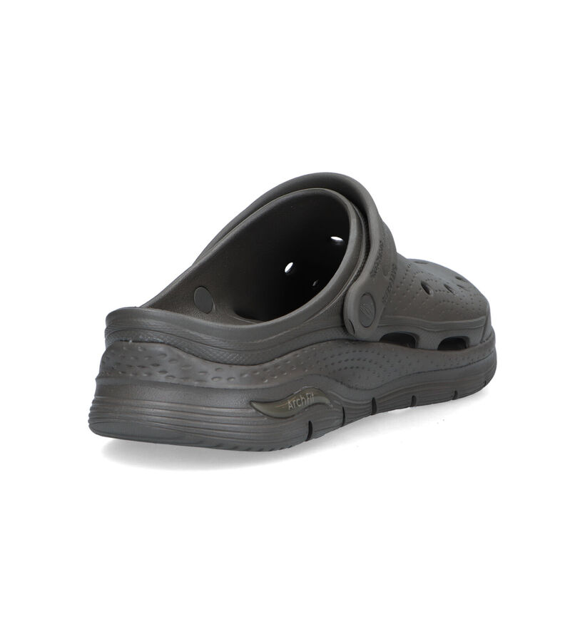 Skechers Foamies Arch Fit Kaki Slippers voor heren (323038)