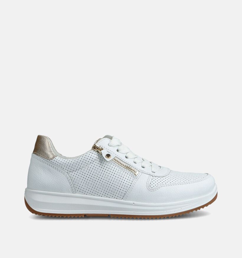 Ara Osaka 3.0 Witte Sneakers met Rits voor dames (370792) - geschikt voor steunzolen