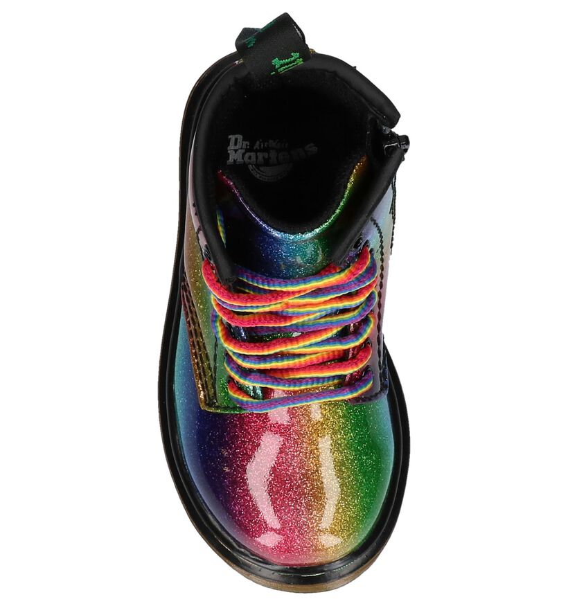 Multicolor Boots Dr. Martens Ombre Rainbow Toddler in kunstleer (238027)
