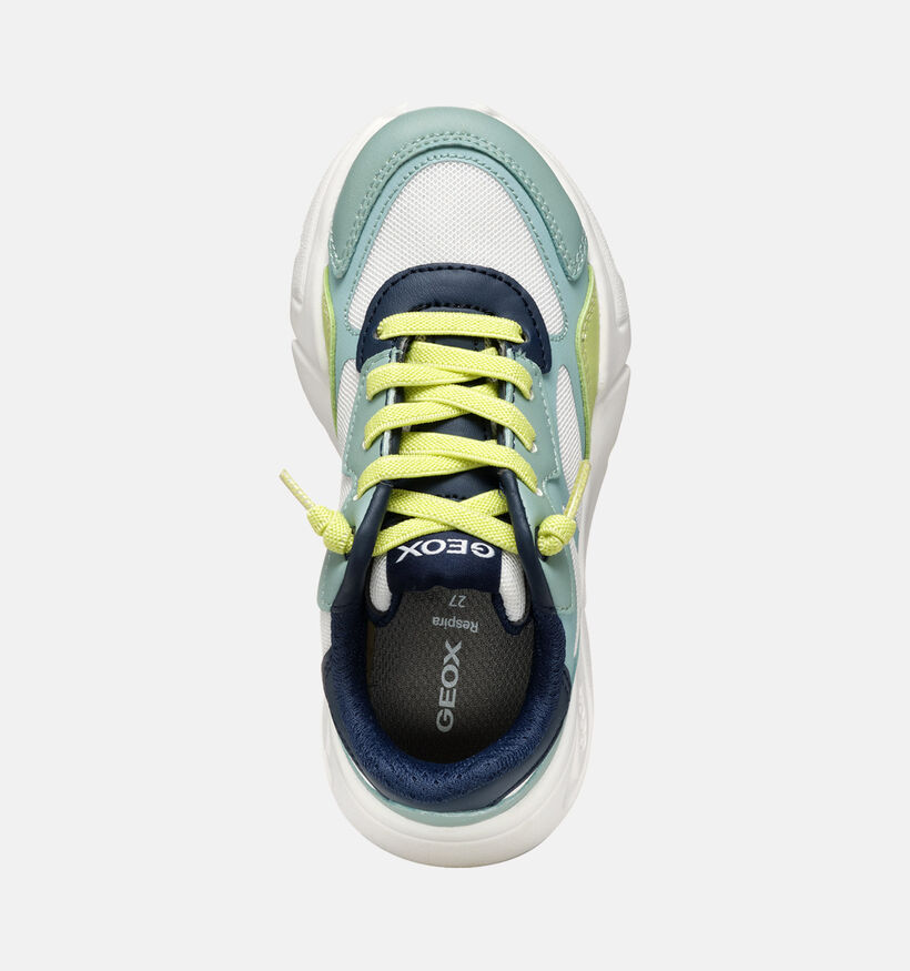 Geox Loftus Groene Sneakers voor jongens (356392) - geschikt voor steunzolen