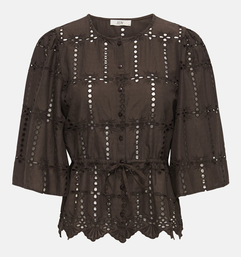JDY Jojo Donkerbruine Blouse voor dames (375138)