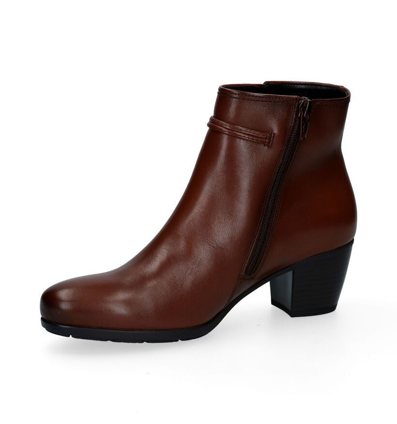 Gabor Best Fitting Cognac Enkellaarzen in leer (297245)