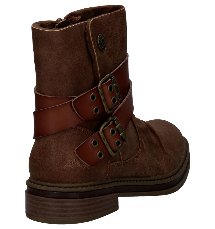 Blowfish Malibu Kispy Bruine Boots in kunstleer (284693)