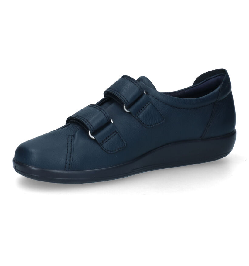 Ecco Soft 2.0 Chaussures à velcro en Noir pour femmes (314895) - pour semelles orthopédiques