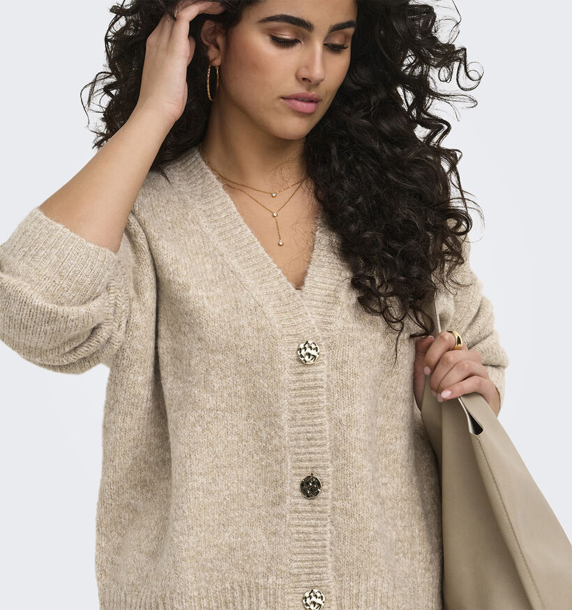 ONLY Carmakoma Zoey Gilet en Beige pour femmes (378399)