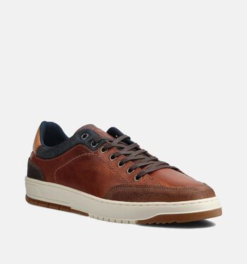 La Strada Sneakers Cognac/Blauw