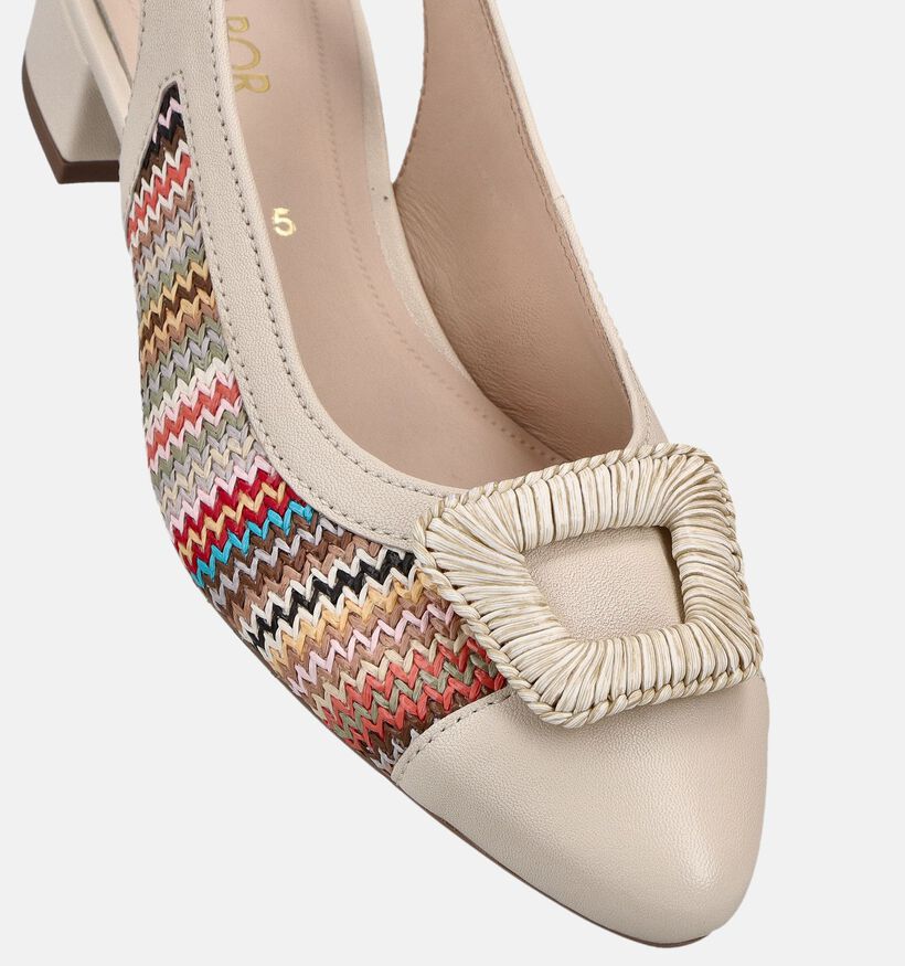 Gabor Beige Slingbacks voor dames (371156)