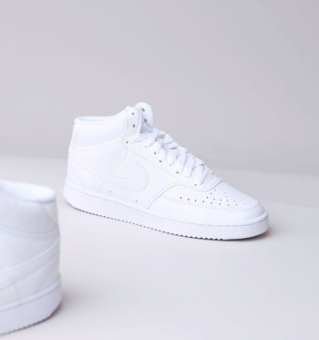 Nike Court Vision Mid Sneakers White/White/White