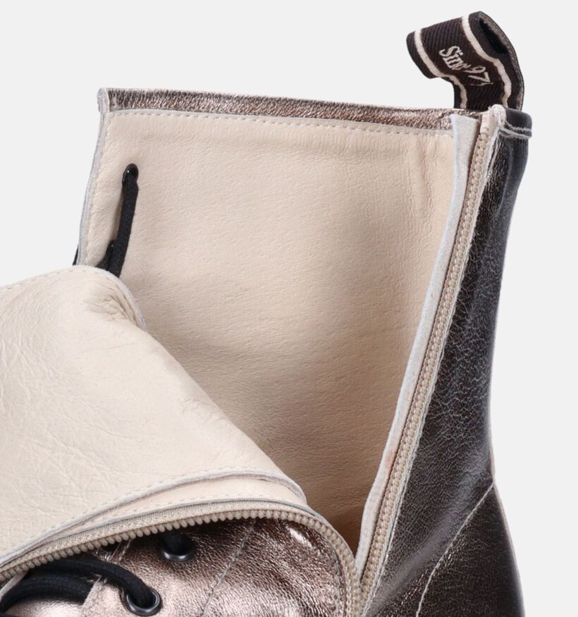 NeroGiardini Boots à lacets en Or pour femmes (347572) - pour semelles orthopédiques